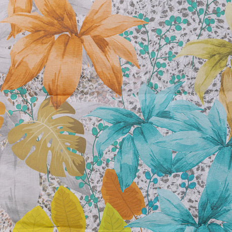 Trapunta  Matrimoniale Gran Scaldotto In Cotone Pettinato Leopard Garden - Caleffi