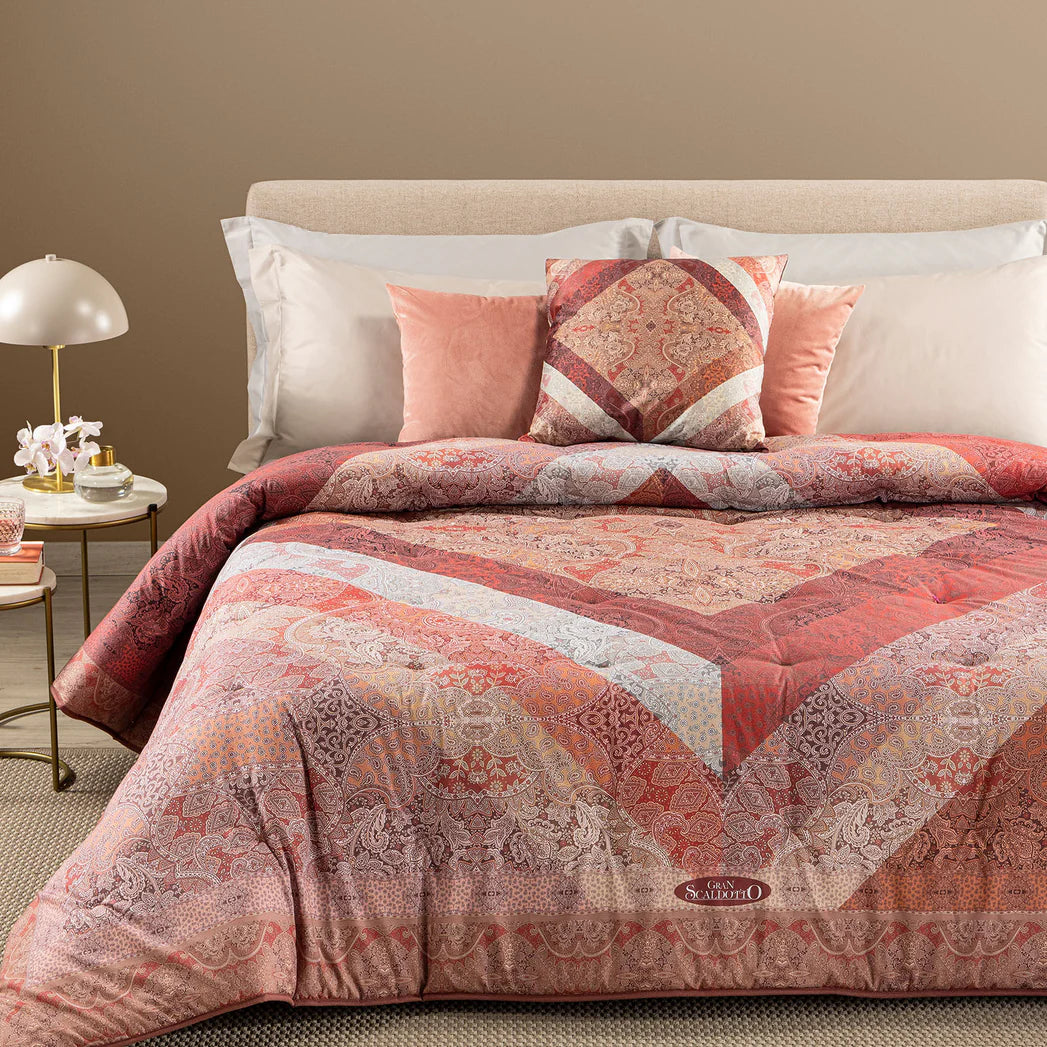 Trapunta Matrimoniale Gran Scaldotto In Cotone Pettinato Regency - Caleffi