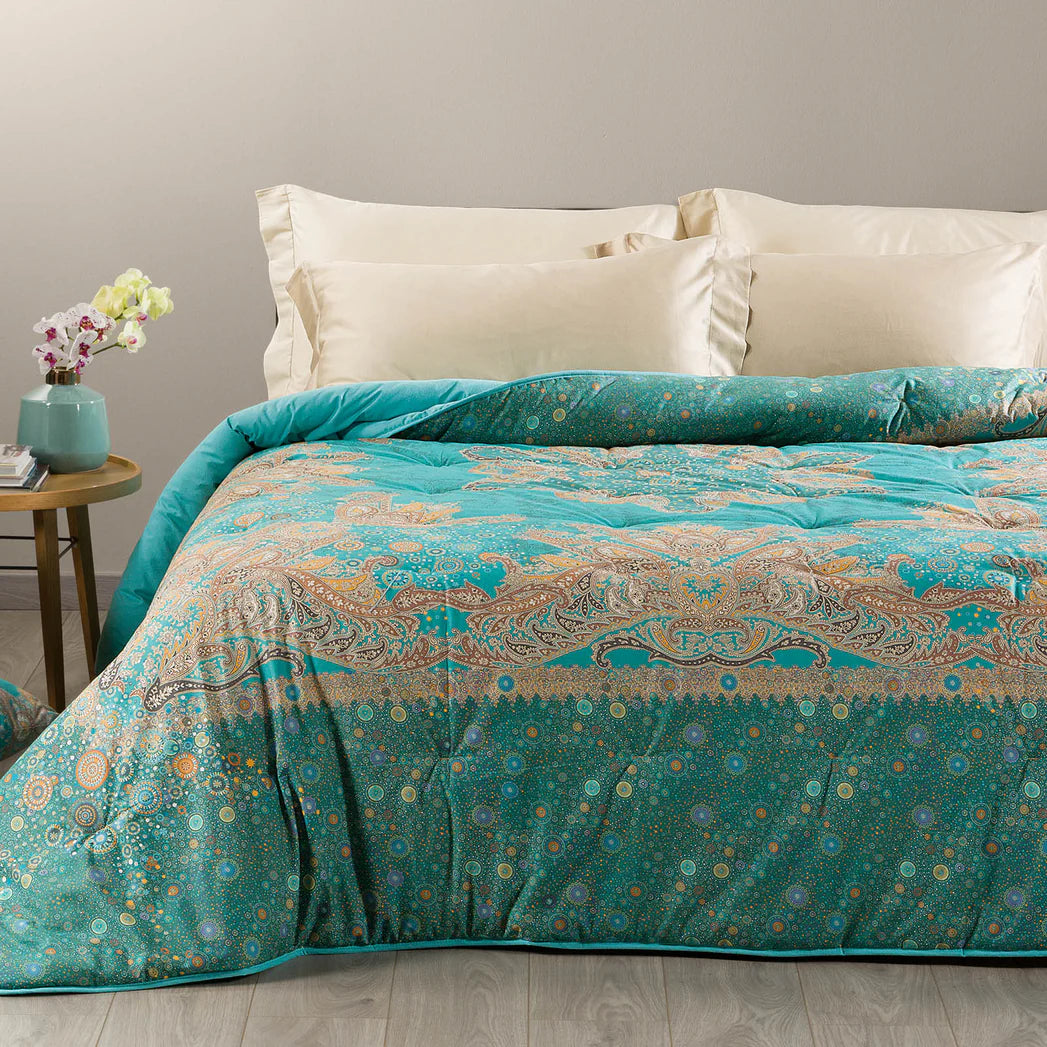 Trapunta Matrimoniale Gran Scaldotto In Cotone Pettinato Serenissima - Caleffi