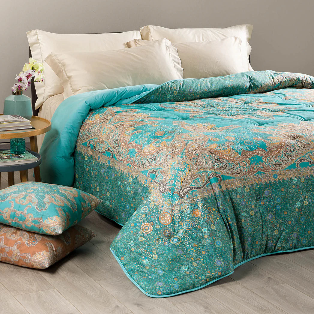 Trapunta Matrimoniale Gran Scaldotto In Cotone Pettinato Serenissima - Caleffi