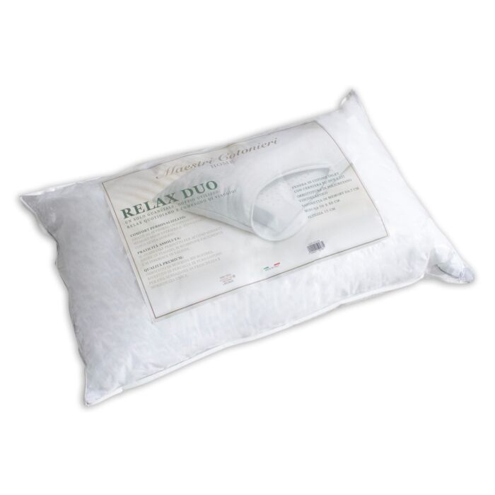 Guanciale Relax Duo Altezza 15 Memory  - Maestri Cotonieri