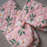 Set 2 Guanti da Forno Pandora Maestri Cotonieri Home | Cotone Trapuntato Fantasia