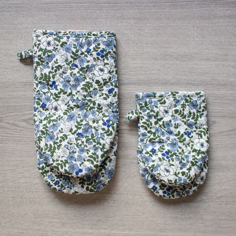 Set 2 Guanti da Forno Pandora Maestri Cotonieri Home | Cotone Trapuntato Fantasia