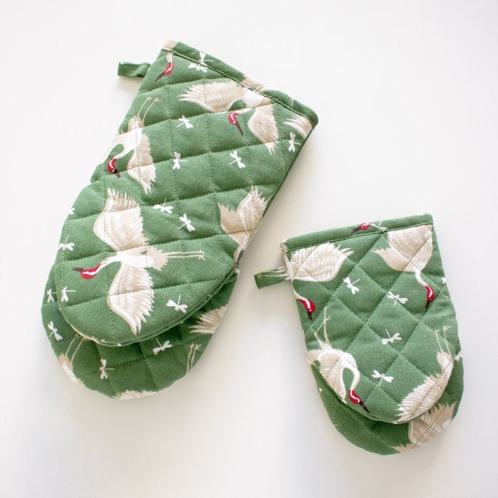 Set 2 Guanti da Forno Pandora Maestri Cotonieri Home | Cotone Trapuntato Fantasia