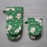 Set 2 Guanti da Forno Pandora Maestri Cotonieri Home | Cotone Trapuntato Fantasia