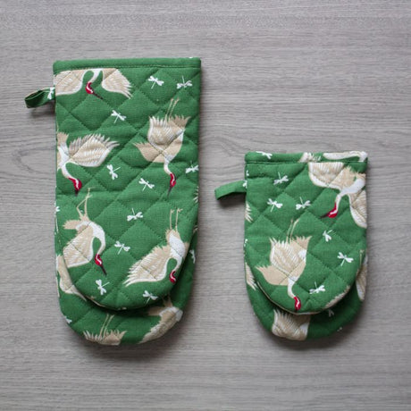 Set 2 Guanti da Forno Pandora Maestri Cotonieri Home | Cotone Trapuntato Fantasia