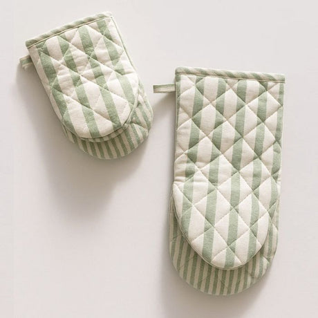 Set 2 Guanti da Forno Portofino Maestri Cotonieri Home in Cotone Rigato