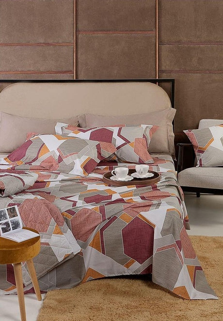 Completo letto 1931 VENTICINQUE matrimoniale by Tessitura Randi