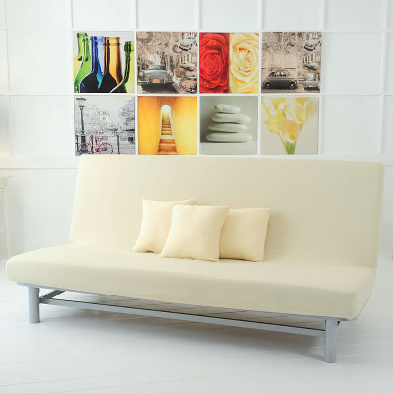 Copridivano Bielastico Antimacchia Tinta Unita Genius Queen Senza Braccioli da 125 a 220 cm - Biancaluna