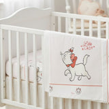 Completo Lenzuola Culla 3 Pezzi Aristogatti 100% Cotone - Disney Baby