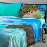 Completo lenzuola Copriletto THE BIG WAVE - Caleffi