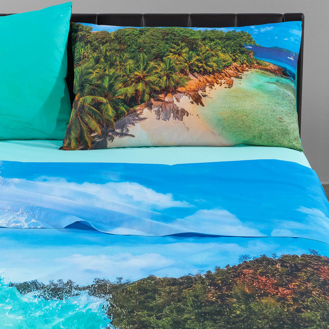 Completo lenzuola Copriletto THE BIG WAVE - Caleffi