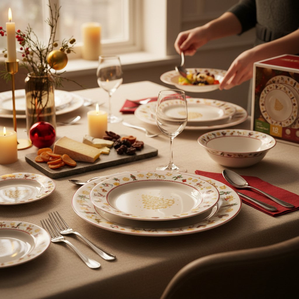 Servizio Piatti x6 Persone JOYFUL NOEL - Gusto Casa