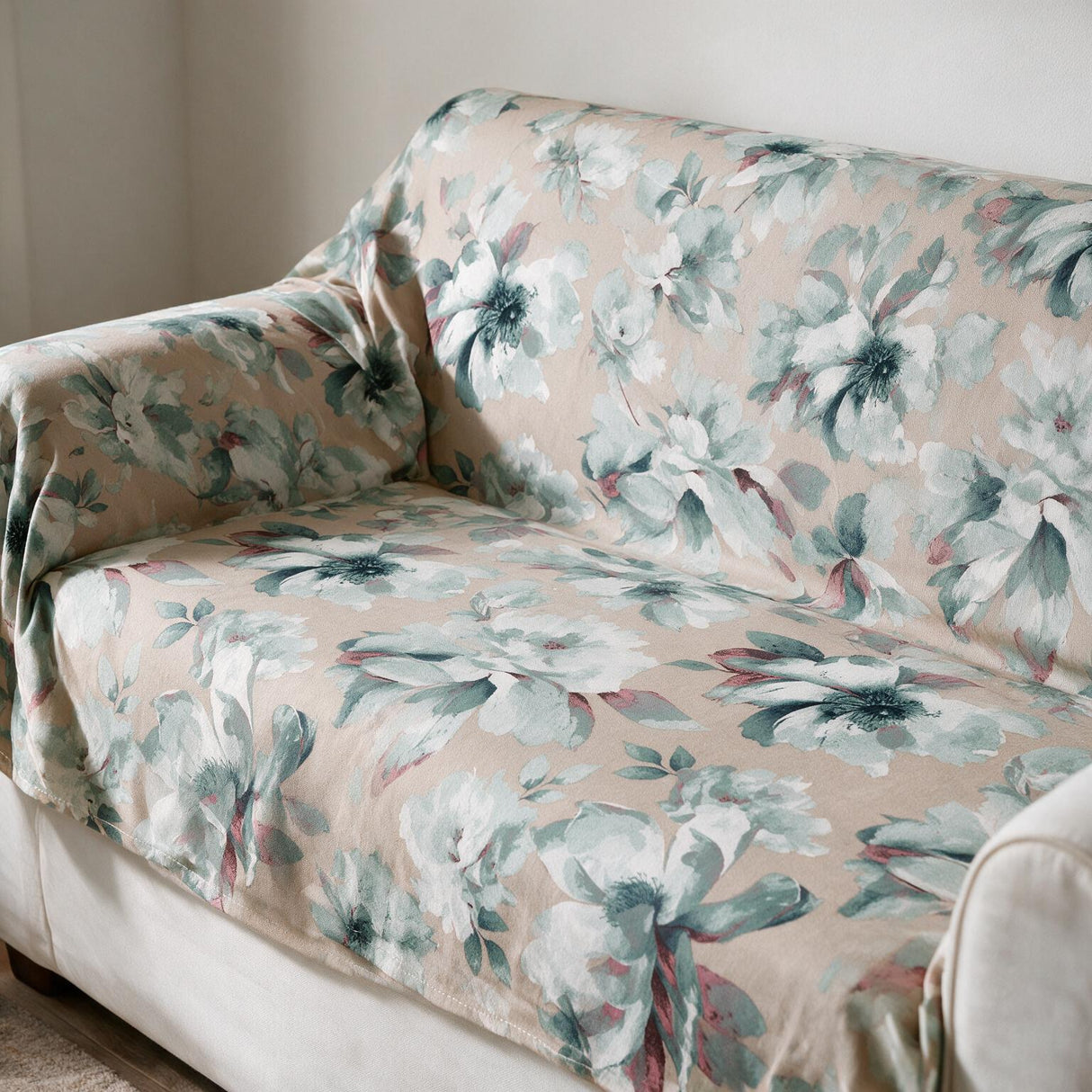 Telo Multiarredo Lipari Sabbia/Verde Acqua N03 250x280 cm - Botticelli Home
