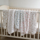 Set 3 Pezzi Baby Copertina Culla/Carrozzina con Cestino e Peluche Coordinati art. B565 - I Batuffolini
