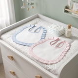 Bavaglino Ricamabile in Cotone con Tela Aida art. 02150 - Nancy Baby