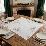 Centrotavola CANDELA NATALE 90x90 - Mondo Biancheria