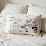 Federa "Non Smettere di Sognare" 50x80cm - Happy People