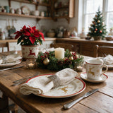 Set 4 Legatovaglioli Natalizi INTRECCIO - Hanna Home