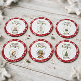 Set 6 Sottopiatti Natalizi Sfoderabili TIFFANI XMAS DIS.4 - Vingi