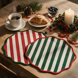 Set 2 Tovagliette Natalizie Baita Ø 36 cm - Maestri Cotonieri