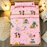 Copriletto per Lettino Disney Baby Minie&Micke in Panama di Cotone 125x135 - Caleffi