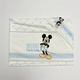Completo lenzuola 3 pezzi culla/carrozzina Mickey Mouse "Cute & Cuddly" 100% cotone - Disney Baby
