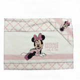Completo lenzuola 3 pezzi culla/carrozzina Minnie 100% cotone - Disney Baby