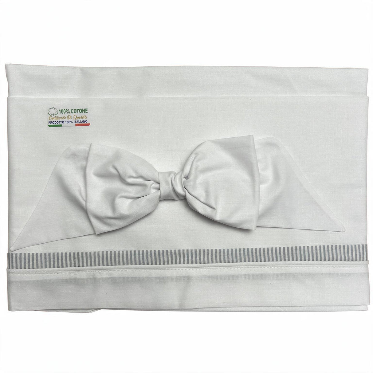 Completo Lenzuola Culla Fiocco 3 pz - I Batuffolini