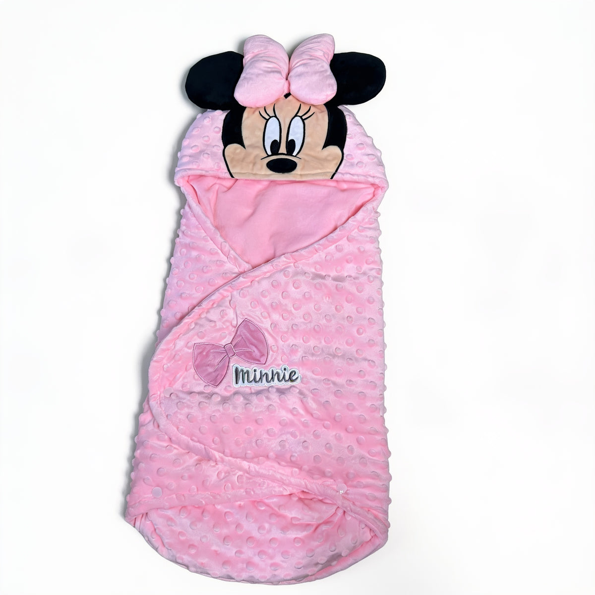 Copertina Avvolgente Minnie per Neonato con Clip Morbida e Calda - Disney Baby