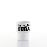 Set 2 Mug 0,30 L Graffiti La Vita Dura By Weissestal