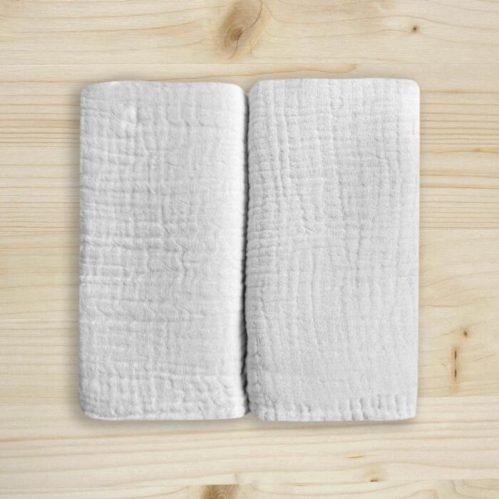 Set da 2 Mussole Nuvoletta di Cotone Soft Muslin - Maestri Cotonieri