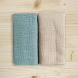 Set da 2 Mussole Nuvoletta di Cotone Soft Muslin - Maestri Cotonieri