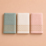 Set Asciugamani 3 Viso + 3 Ospite Ambra 100% Cotone - Maestri Cotonieri Home