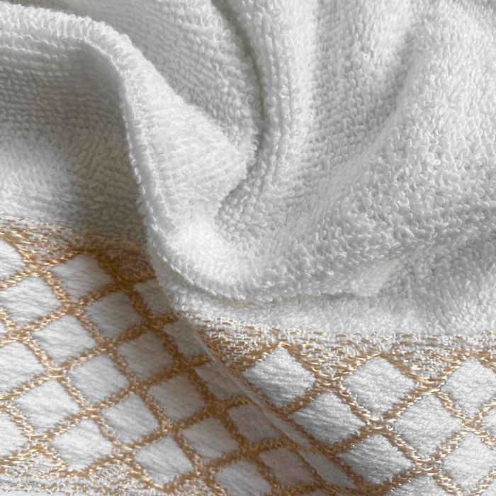 Set Asciugamani 3 Viso + 3 Ospite Ambra 100% Cotone - Maestri Cotonieri Home