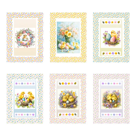 Set da 6 strofinacci Tiffany dis.2 - Vingi