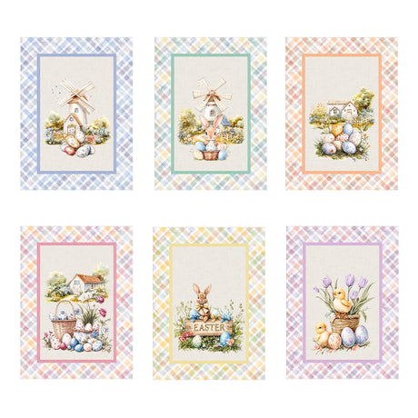 Set da 6 strofinacci Tiffany dis.5 - Vingi