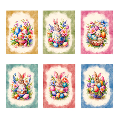 Set da 6 strofinacci Tiffany dis.7 - Vingi