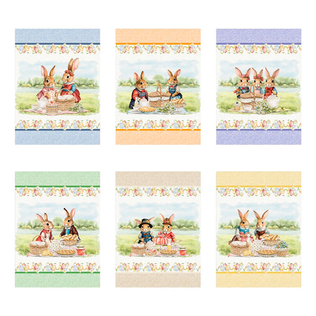 Set da 6 strofinacci Tiffany dis.10 - Vingi