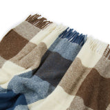 Plaid Adamello Check Frangiato in Pura Lana Vergine 220x250cm - Lanerossi