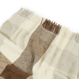Plaid Adamello Check Frangiato in Pura Lana Vergine 220x250cm - Lanerossi