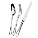 Set 24 Posate Elisabeth Acciaio Inox 18/10 Lucido in Scatola Vetrina - Domus&Design