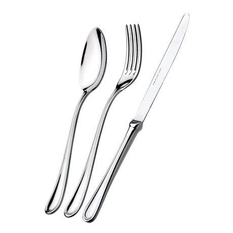 Set 24 Posate Elixir Acciaio Inox 18/10 Lucido in Scatola Vetrina - Domus&Design