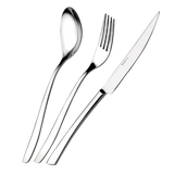 Set 24 Posate Glamour Acciaio Inox Lucido Nickel Free in Scatola Vetrina - Domus&Design