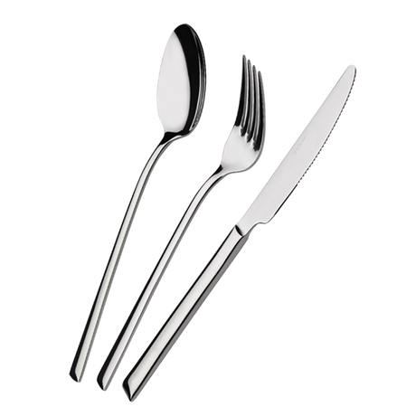 Set 24 Posate Sintesi Acciaio Inox Lucido Nickel Free in Scatola Vetrina - Domus&Design