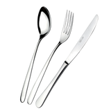 Set 24 Posate Venere Acciaio Inox 18/10 Lucido in Scatola Vetrina - Domus&Design