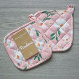 Set 2 Presine da Cucina Pandora Maestri Cotonieri Home in Cotone Fantasia