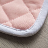 Set 2 Presine da Cucina India Maestri Cotonieri Home in Cotone con Bordo Bianco