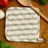 Set 2 Presine da Cucina Portofino Maestri Cotonieri Home in Cotone Rigato