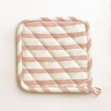 Set 2 Presine da Cucina Portofino Maestri Cotonieri Home in Cotone Rigato